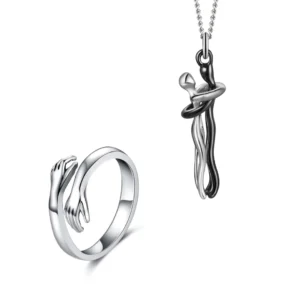 Hug Necklace (With Ring)