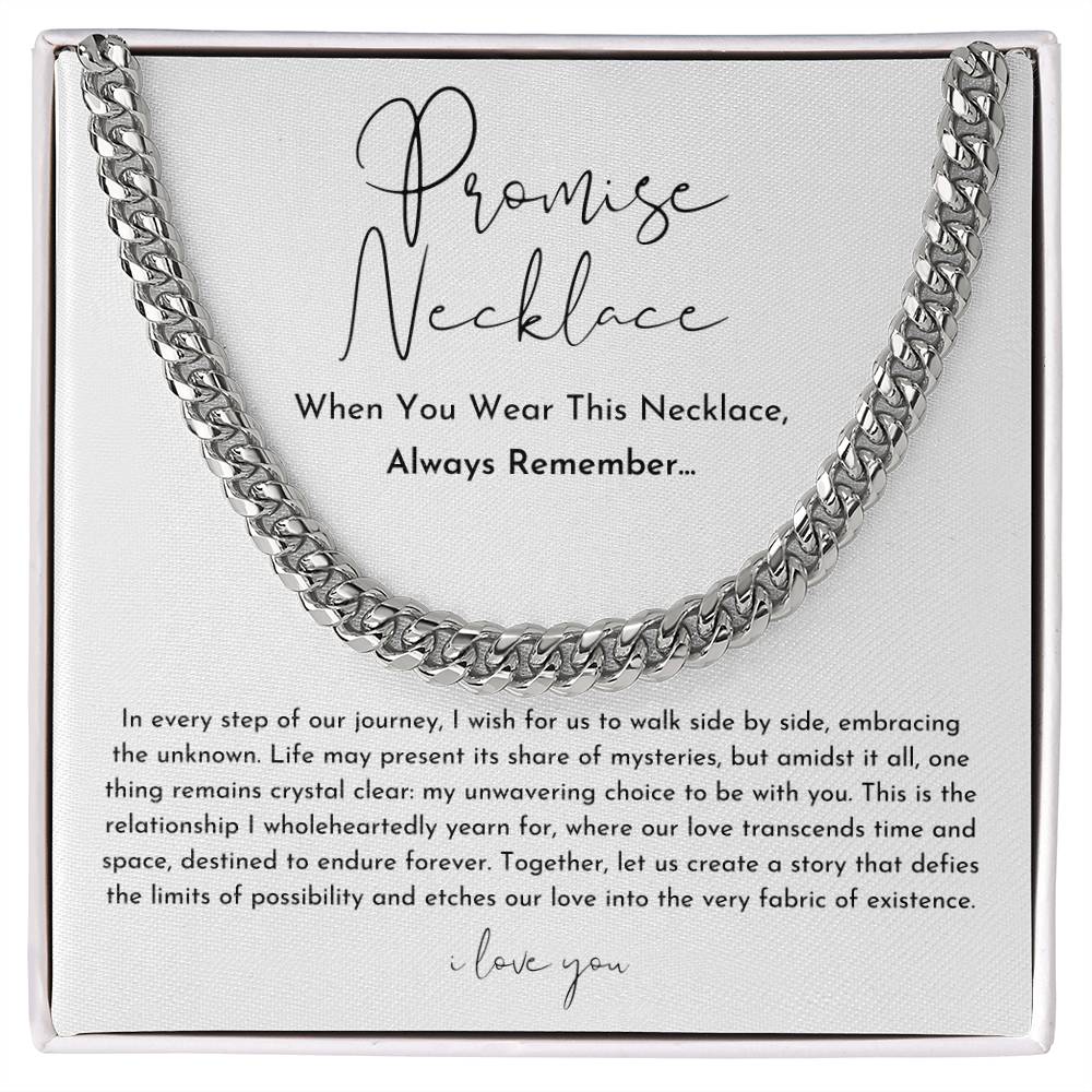 Promise Necklace For Him - Image 4